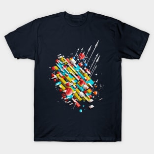 geometric space station T-Shirt